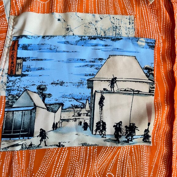 Vintage Phat Farm Men’s Button Up Shirt Japanese Shogun Shirt Sz XL Samurai Y2K - Picture 5 of 11